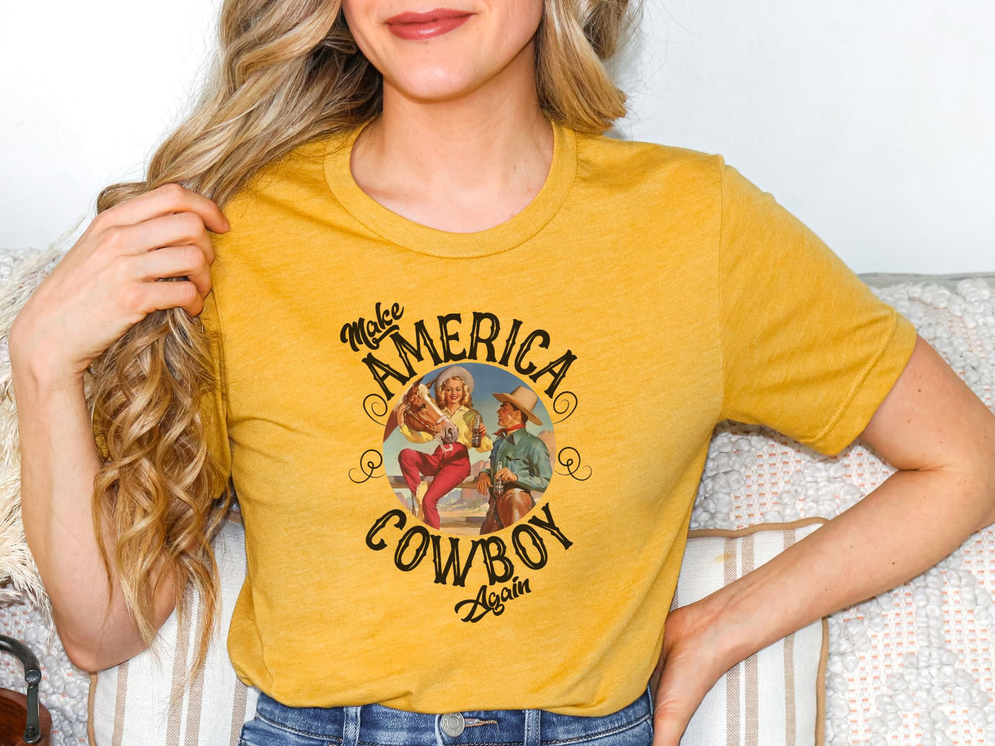 MAKE AMERICA COWBOY AGAIN TEE