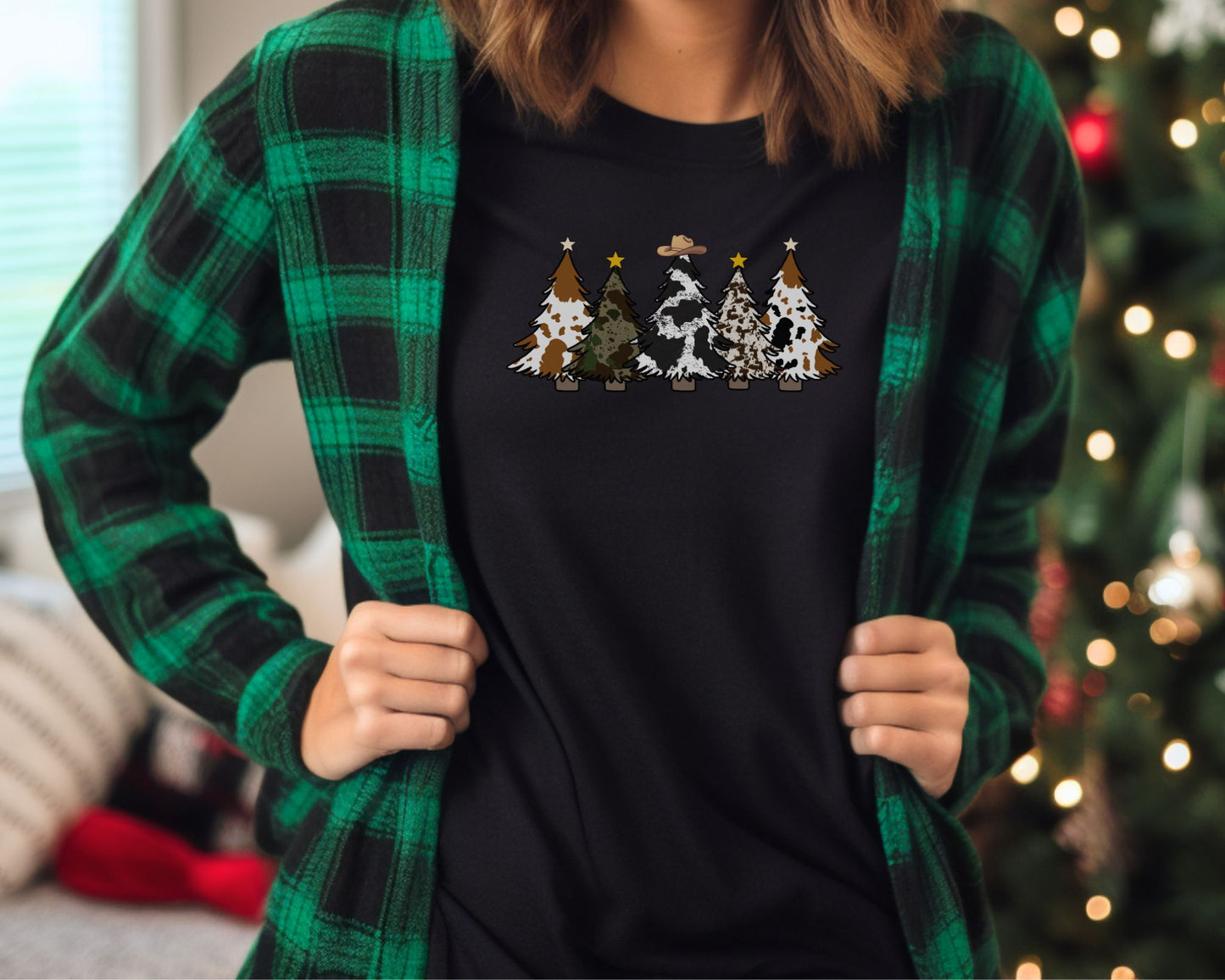 COWBOY CHRISTMAS TREE TEE