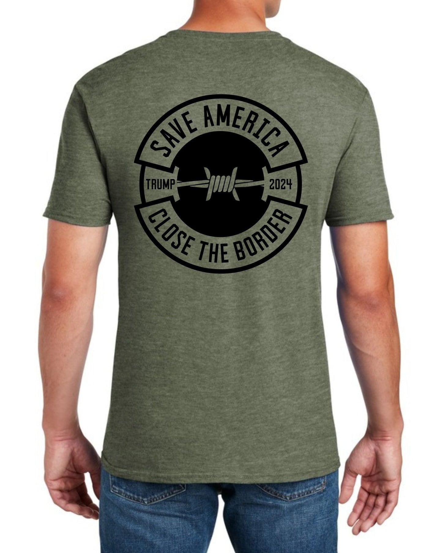 SAVE AMERICA - CLOSE THE BORDER TEE