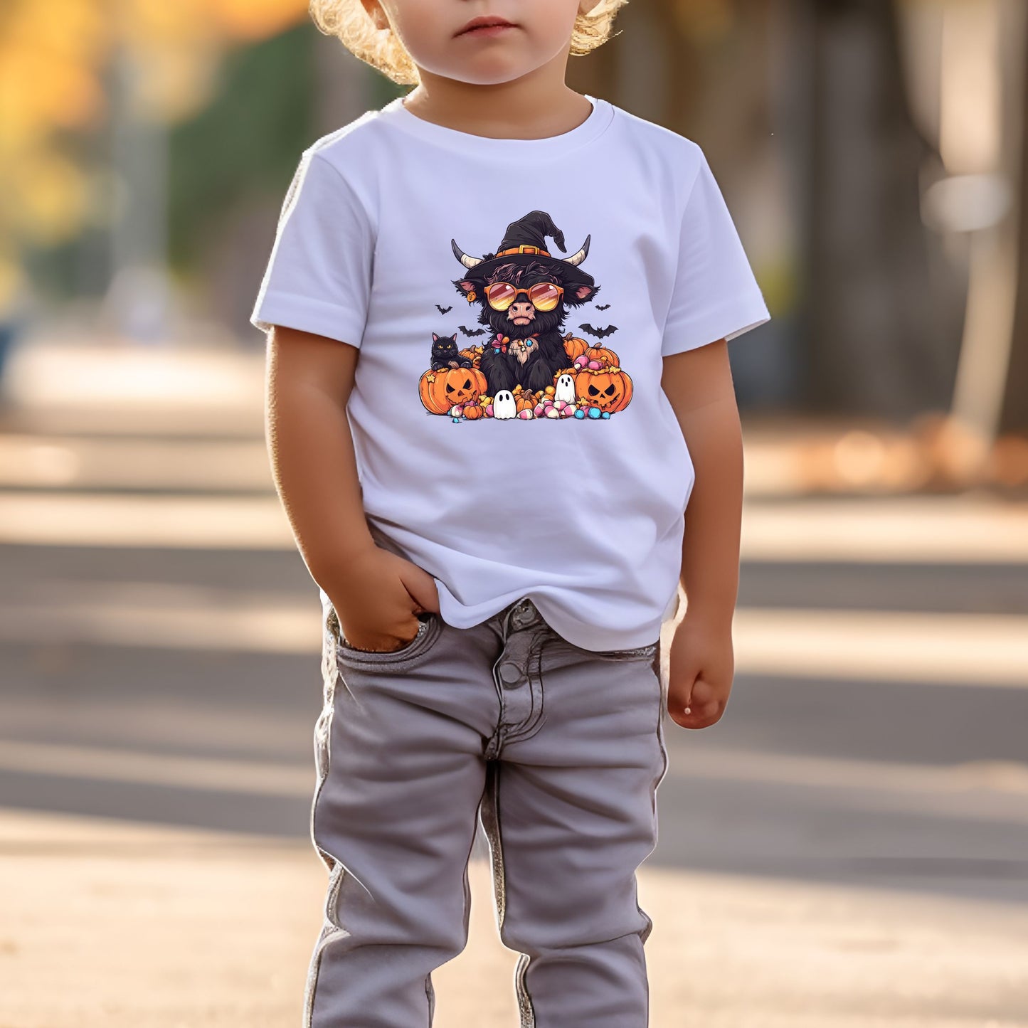 HALLOWEEN COW TEE