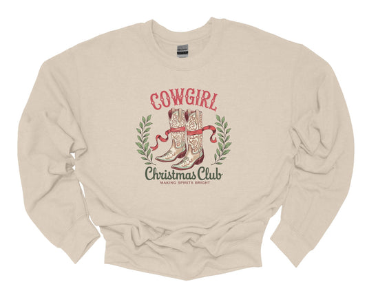 COWGIRL CHRISTMAS CLUB CREWNECK