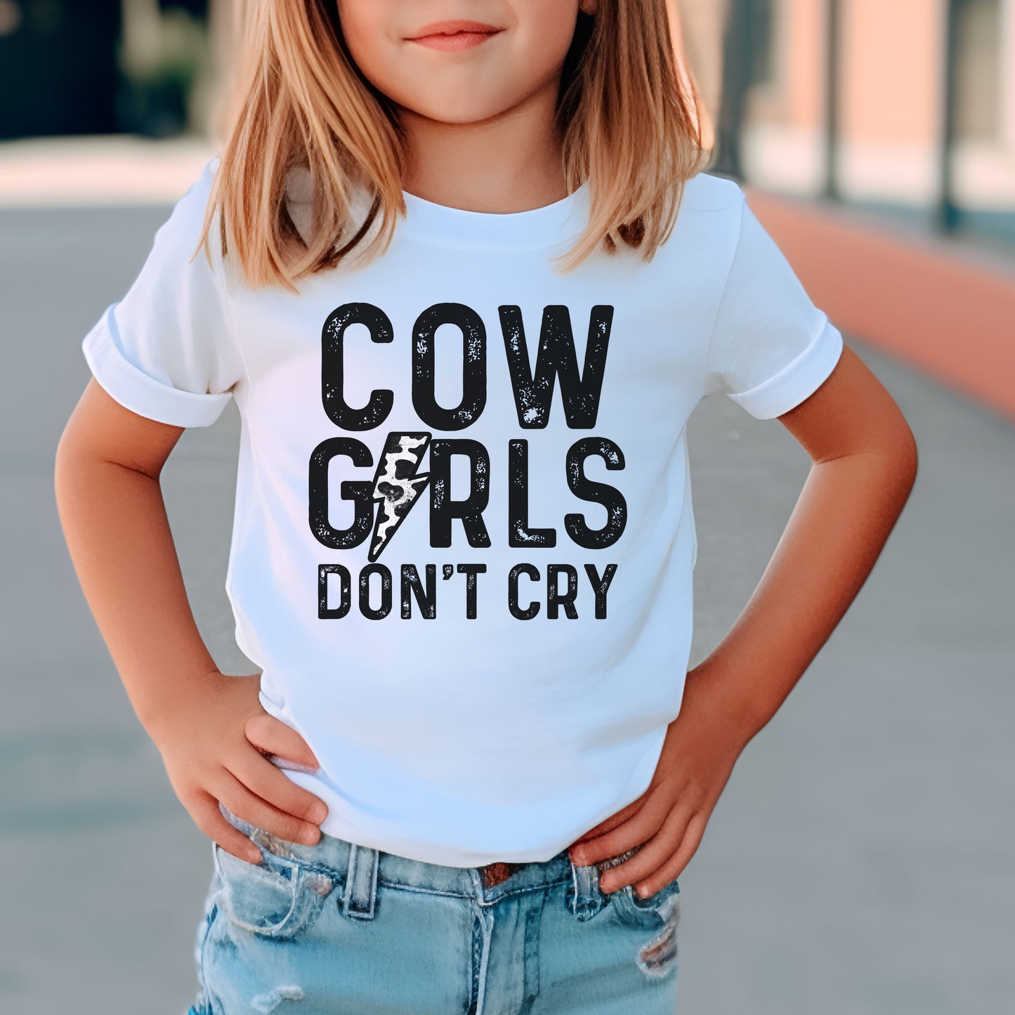 COWGIRLS DON'T CRY TEE