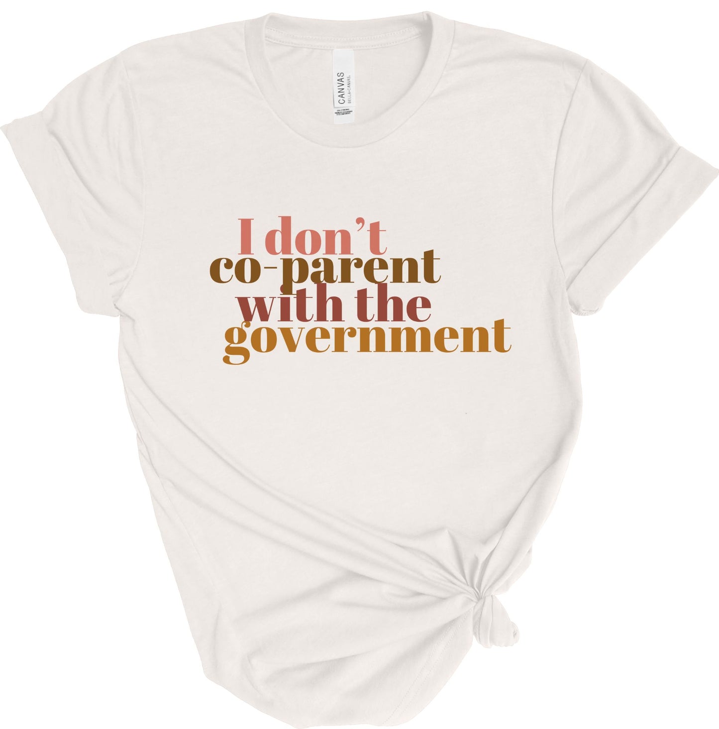 I DON'T CO-PARENT WITH THE GOVERNMENT TEE