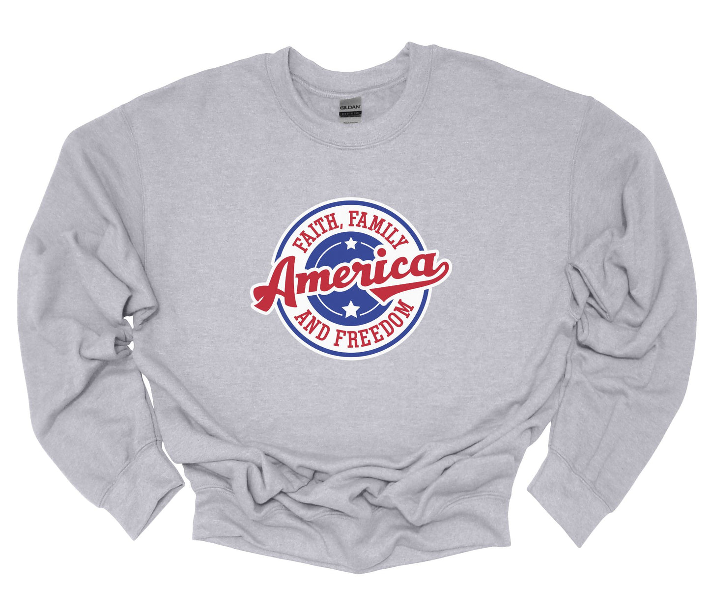 FAITH, FAMILY & FREEDOM CREWNECK