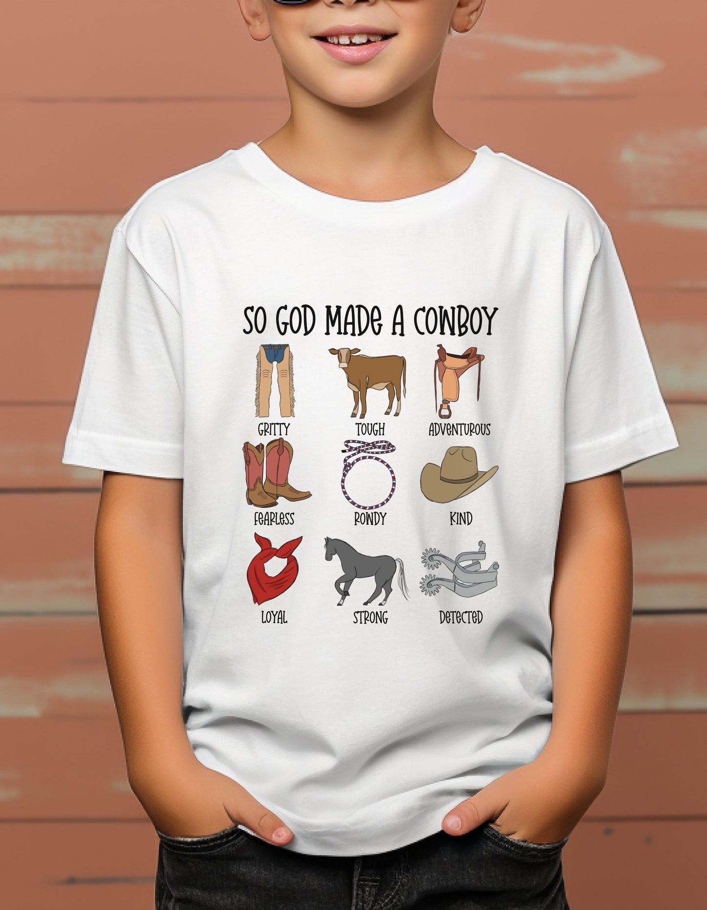 SO GOD MADE A COWBOY TEE