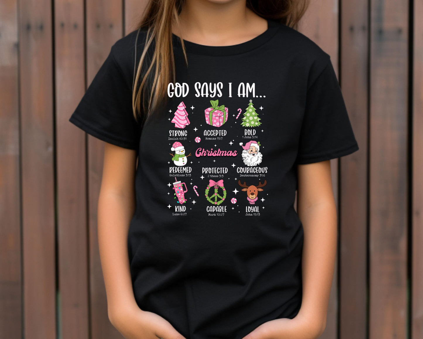 GOD SAYS I AM......CHRISTMAS TEE