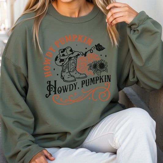 HOWDY PUMPKIN CREWNECK