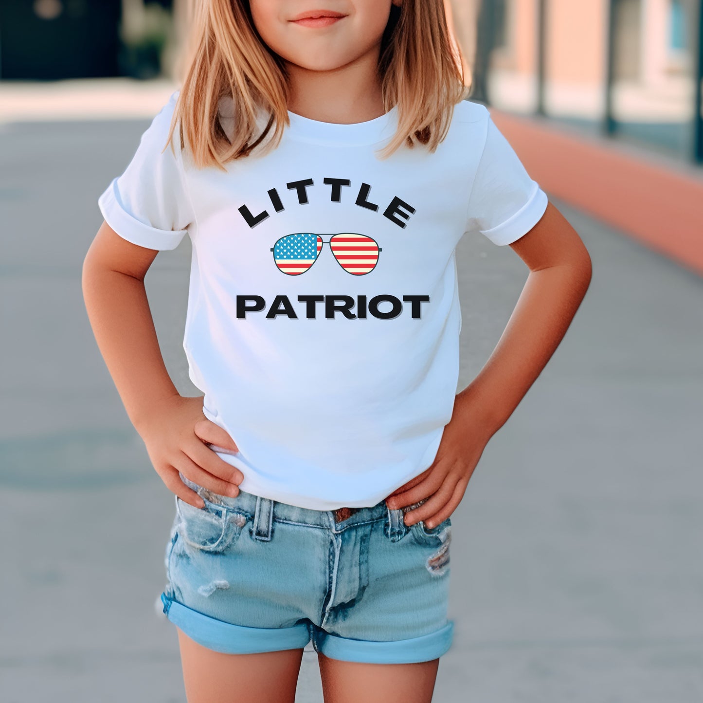 LITTLE PATRIOT TEE