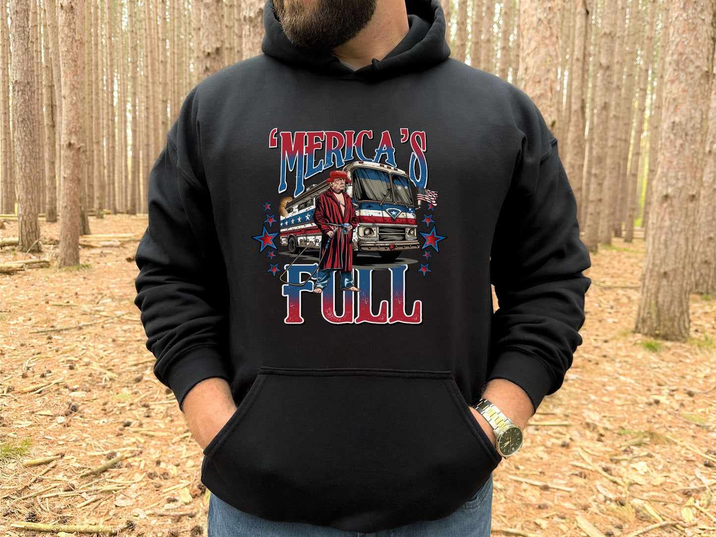 'MERICA'S FULL HOODIE