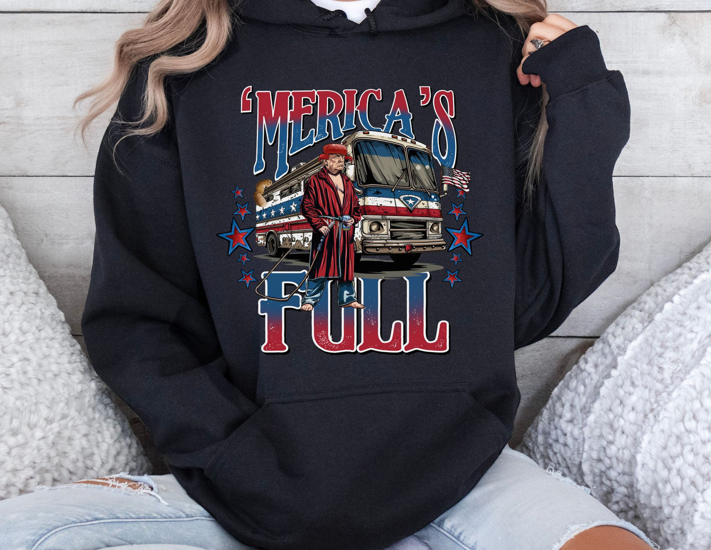 'MERICA'S FULL HOODIE