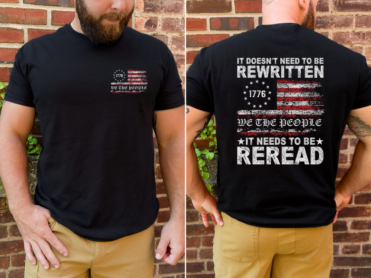 IT NEEDS TO BE RE-READ TEE
