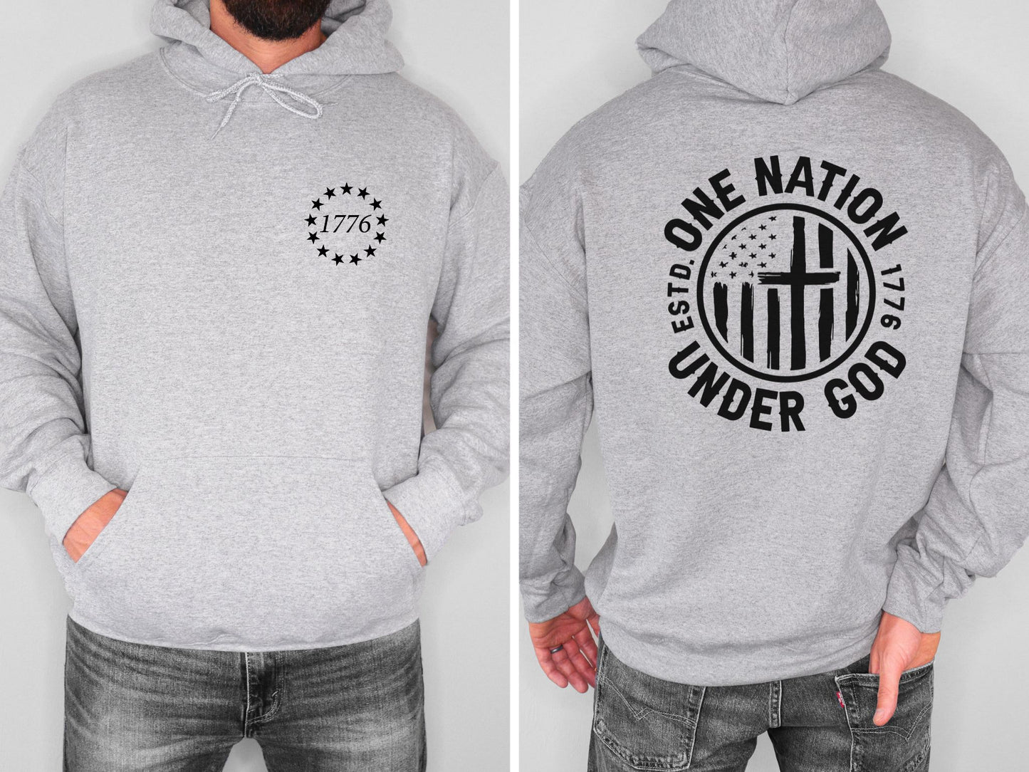 ONE NATION UNDER GOD HOODIE