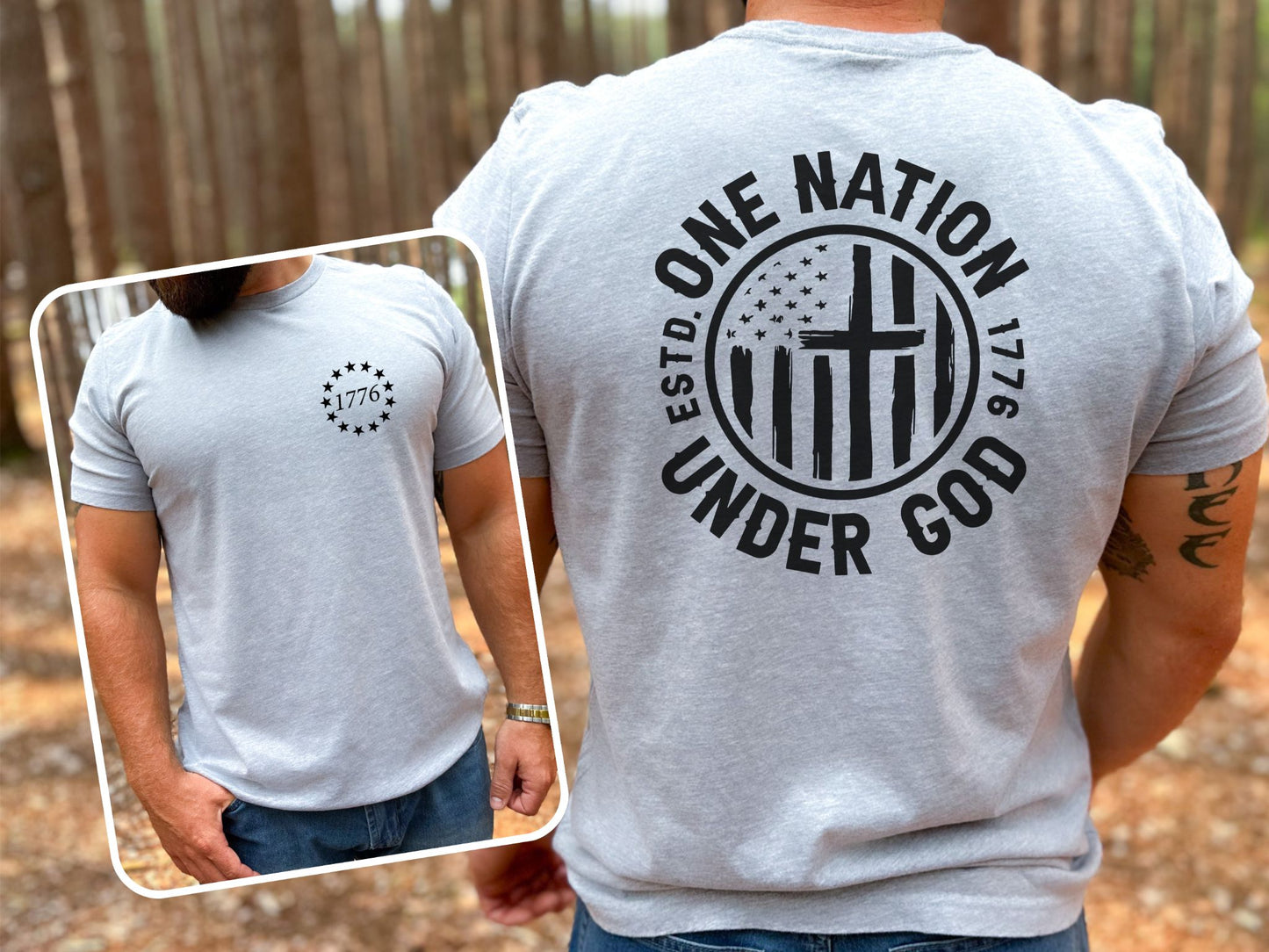 ONE NATIOIN UNDER GOD TEE