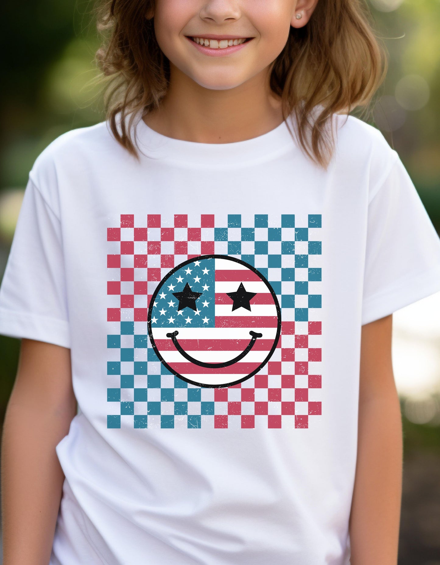 PATRIOTIC SMILEY TEE