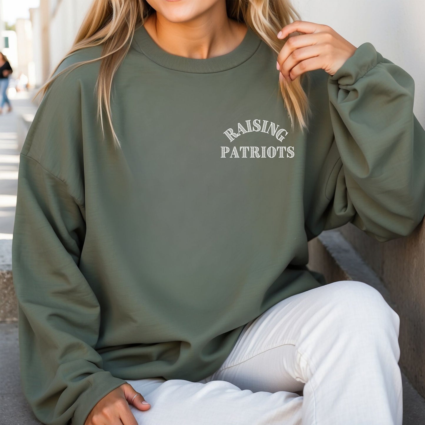 RAISING PATRIOTS CREWNECK