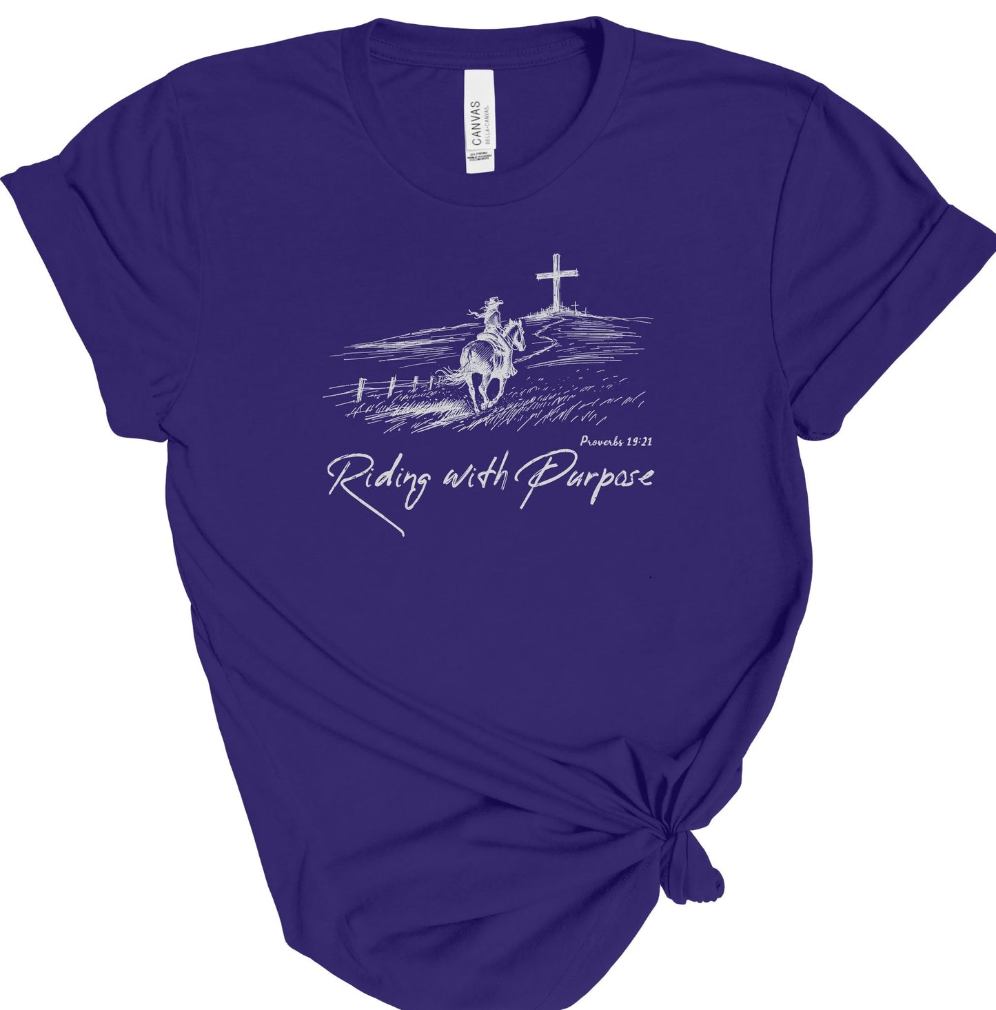 RIDING WITH PURPOSE TEE
