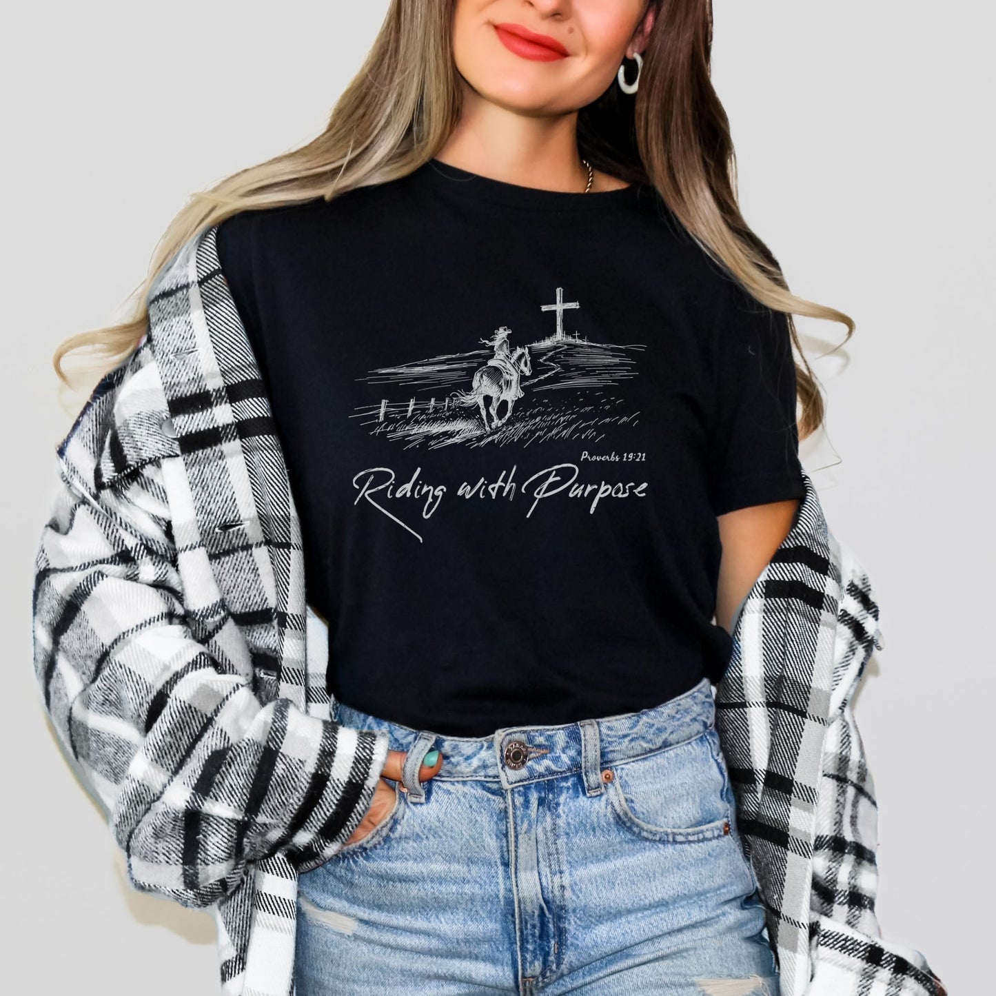 RIDING WITH PURPOSE TEE