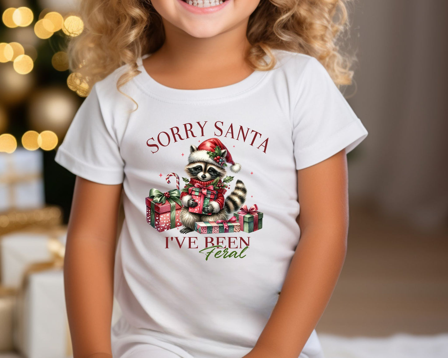 SORRY SANTA, I'VE BEEN FERAL TEE