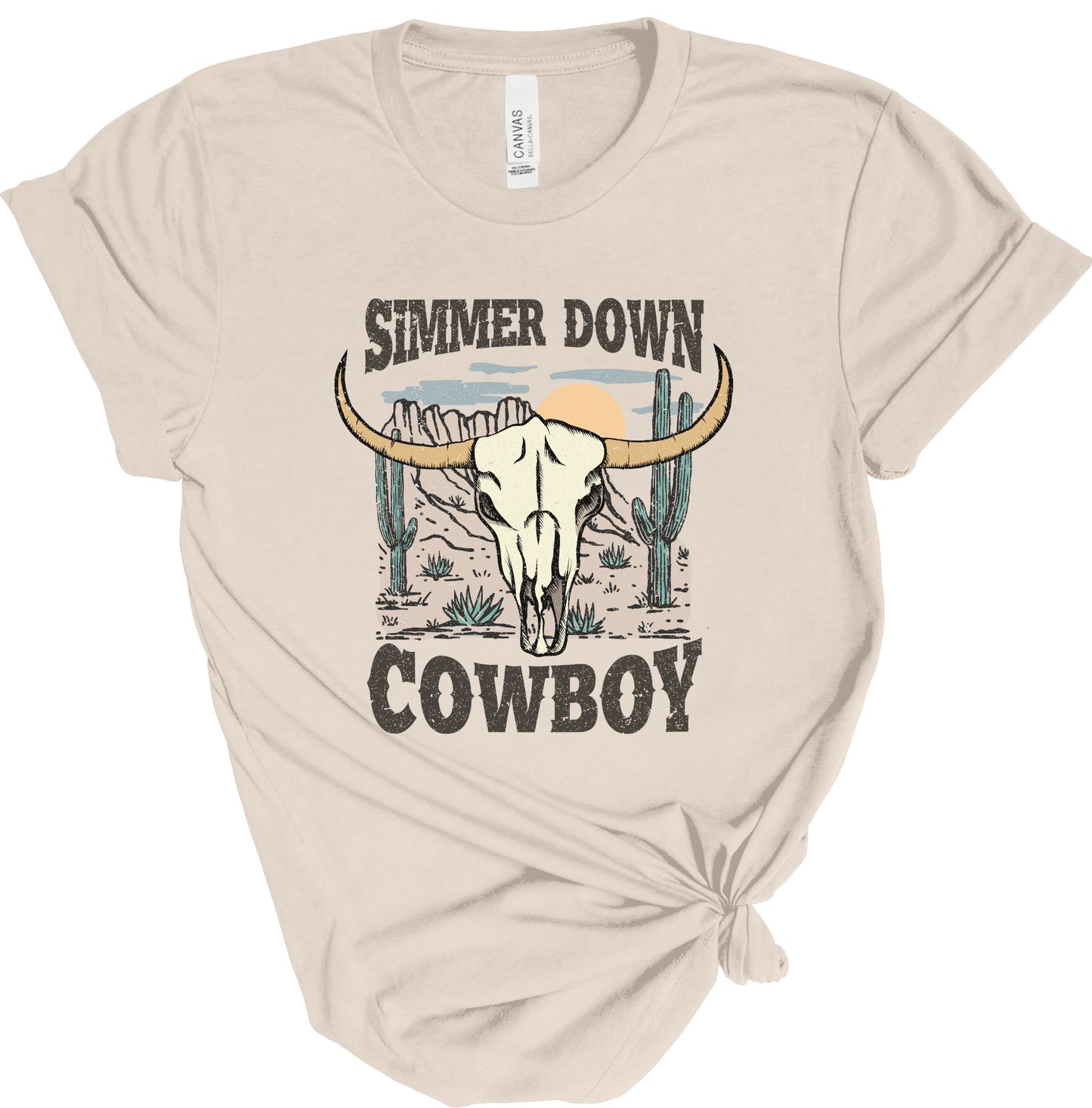 SIMMER DOWN COWBOY TEE
