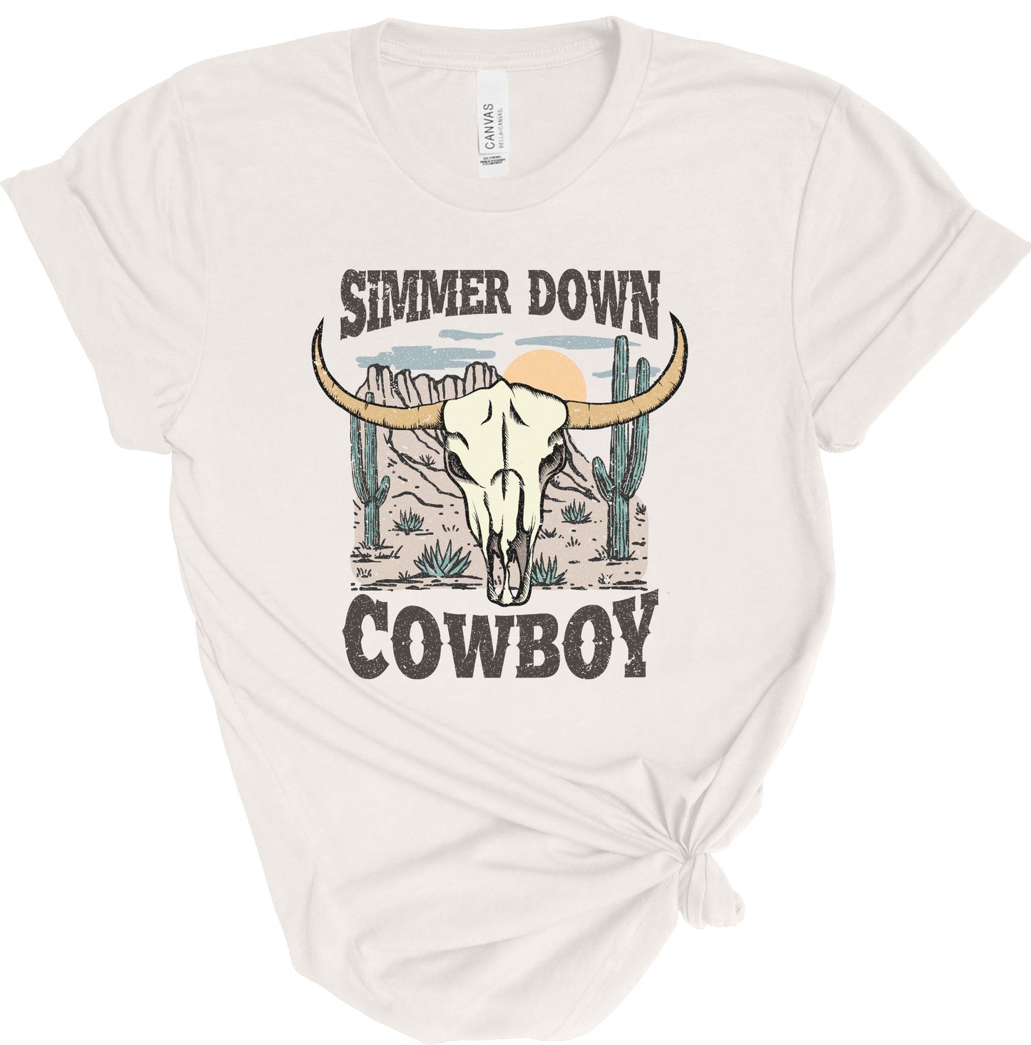 SIMMER DOWN COWBOY TEE