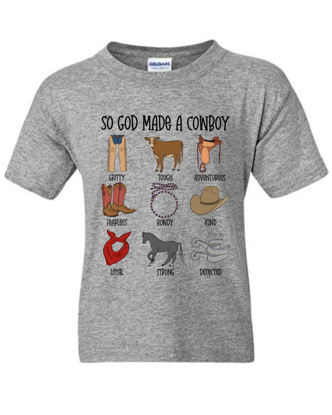SO GOD MADE A COWBOY TEE