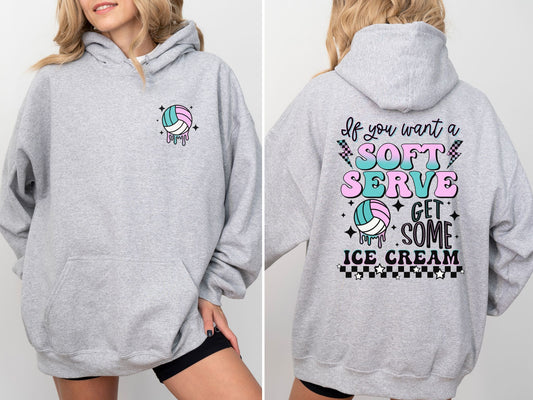 SOFT SERVE VOLLEYBALL HOODIE