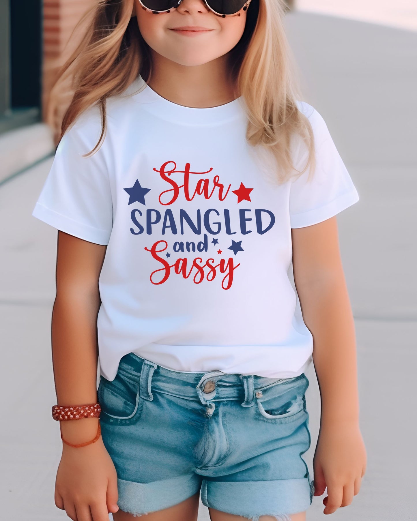 STAR SPANGLED SASSY TEE
