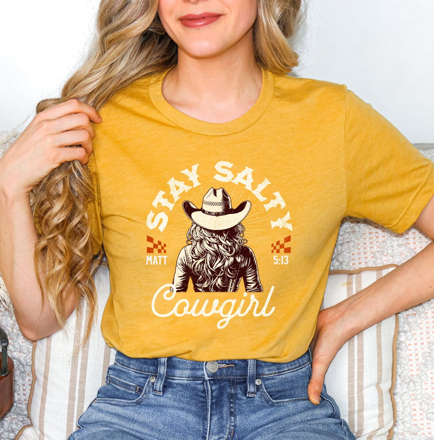 STAY SALTY COWGIRL TEE