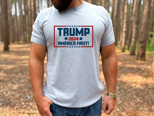 TRUMP 2024 - AMERICA FIRST! TEE