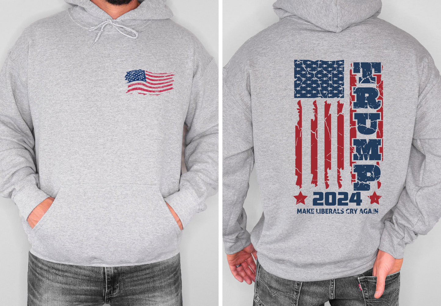 TRUMP MAKE LIBERALS CRY AGAIN HOODIE