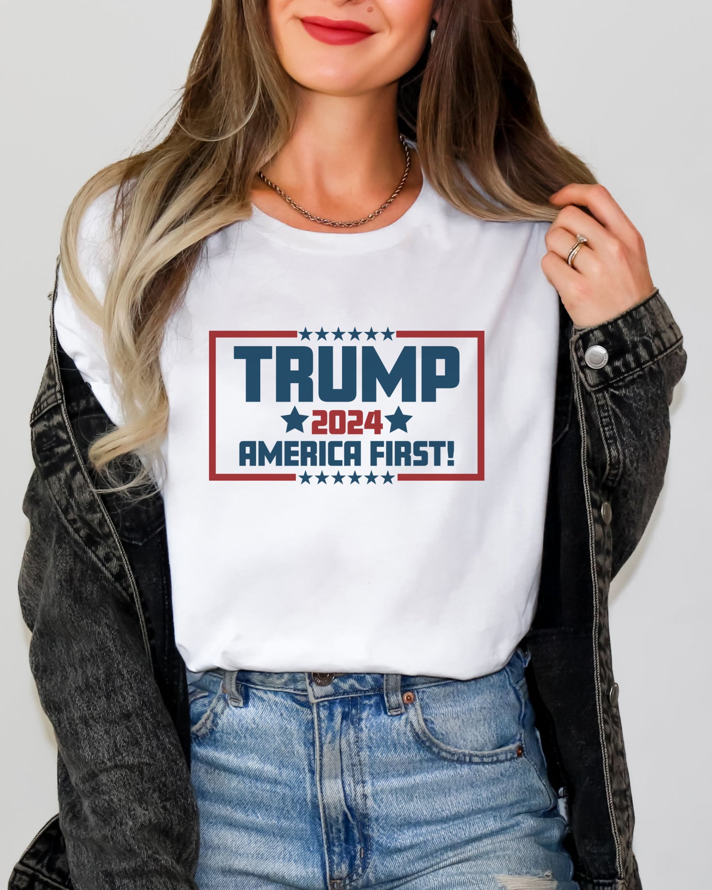 TRUMP 2024 - AMERICA FIRST! TEE