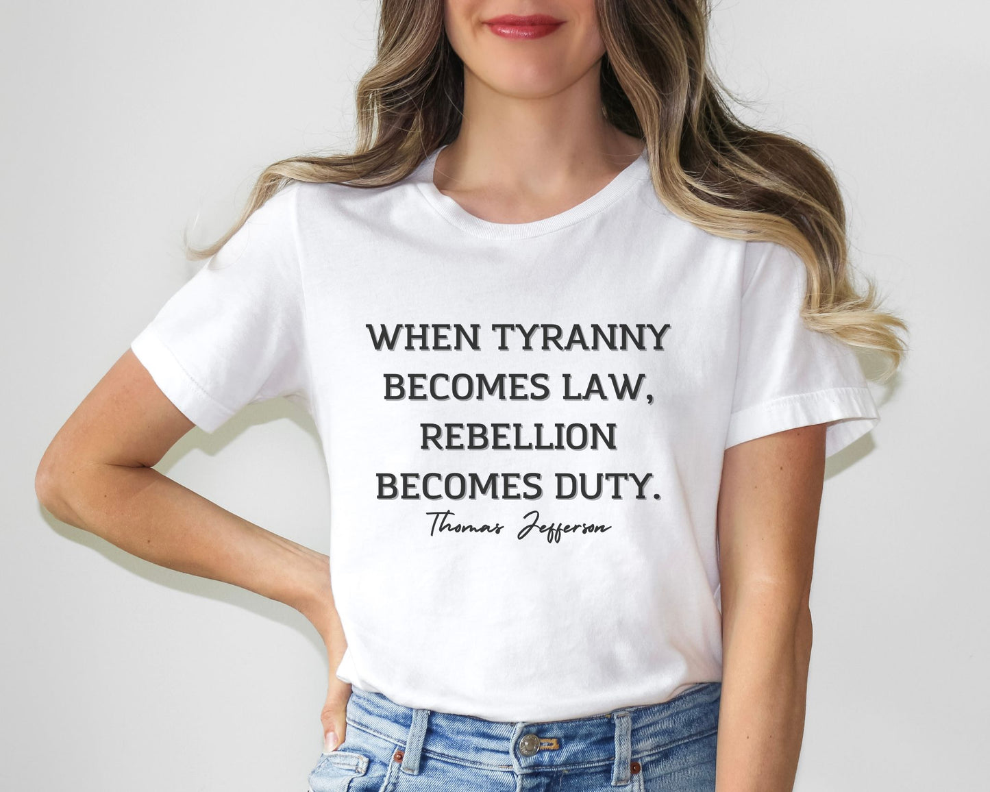 WHEN TYRANNY BECOMES........... TEE