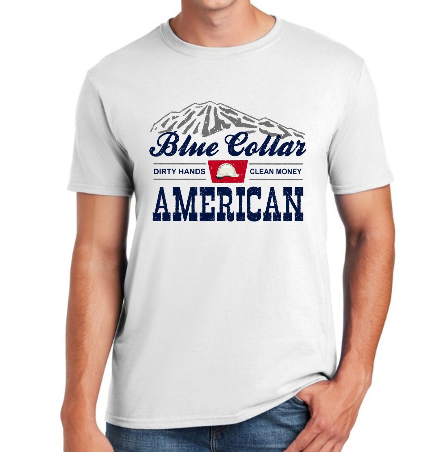 BLUE COLLAR AMERICAN TEE