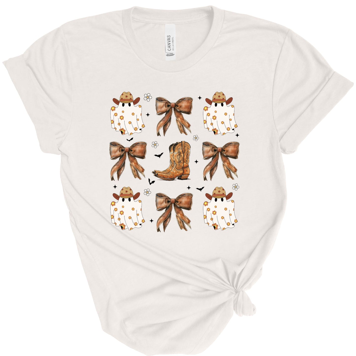 GHOSTS, BOOTS & BOWS TEE