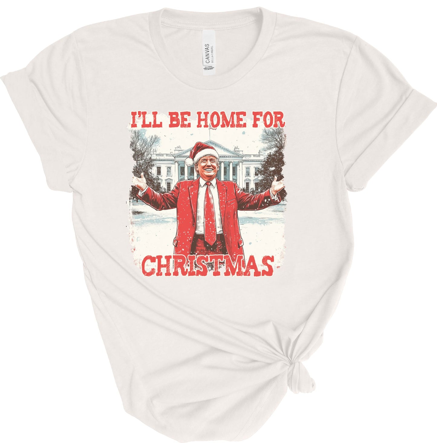 I'LL BE HOME FOR CHRISTMAS TEE