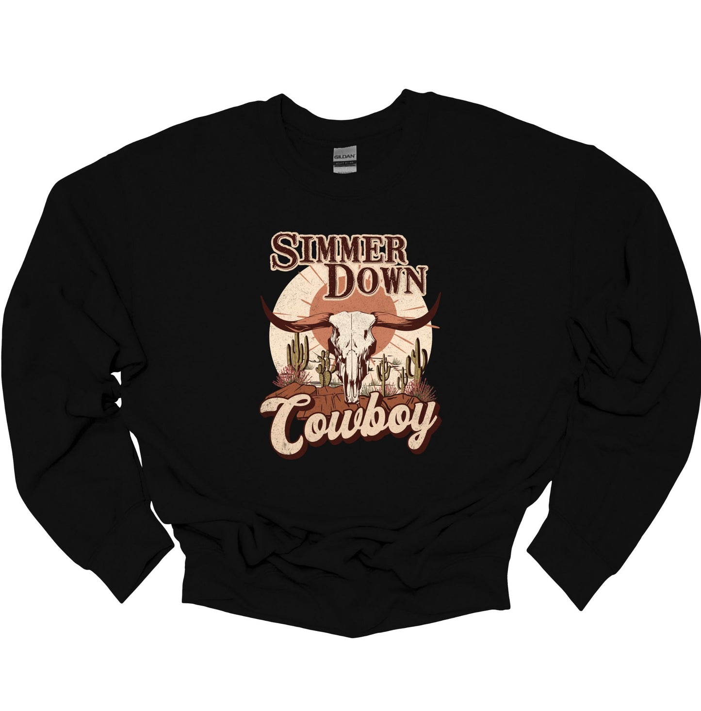 SIMMER DOWN COWBOY CREWNECK