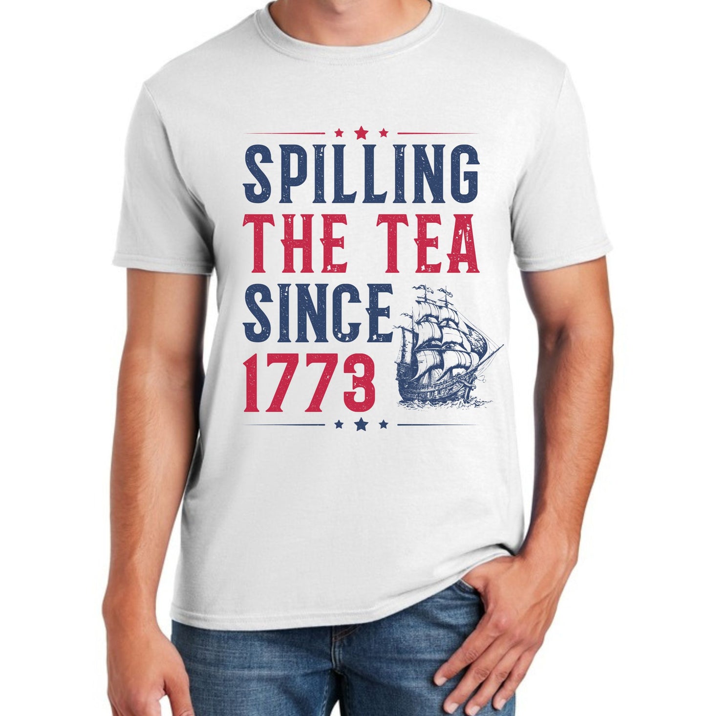 SPILLING THE TEA SINCE 1773 TEE