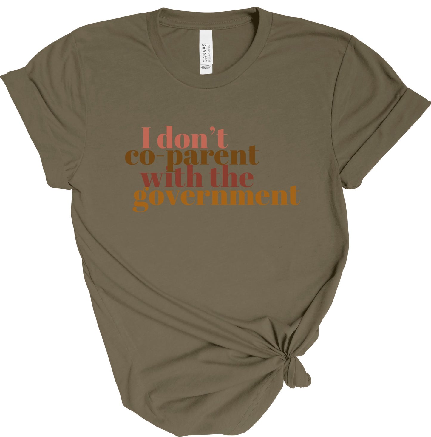 I DON'T CO-PARENT WITH THE GOVERNMENT TEE