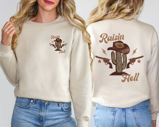 RAISIN HELL CREWNECK