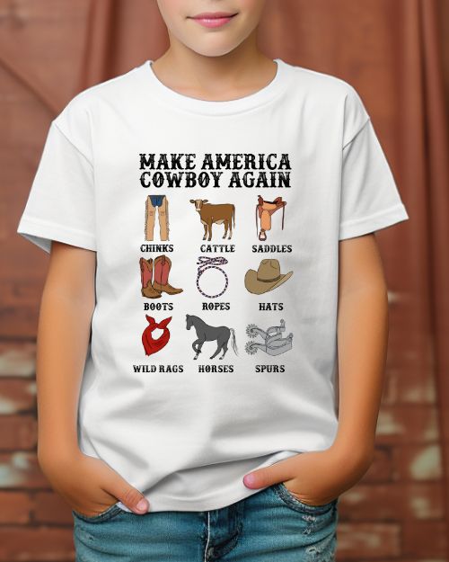 MAKE AMERICA COWBOY AGAIN TEE